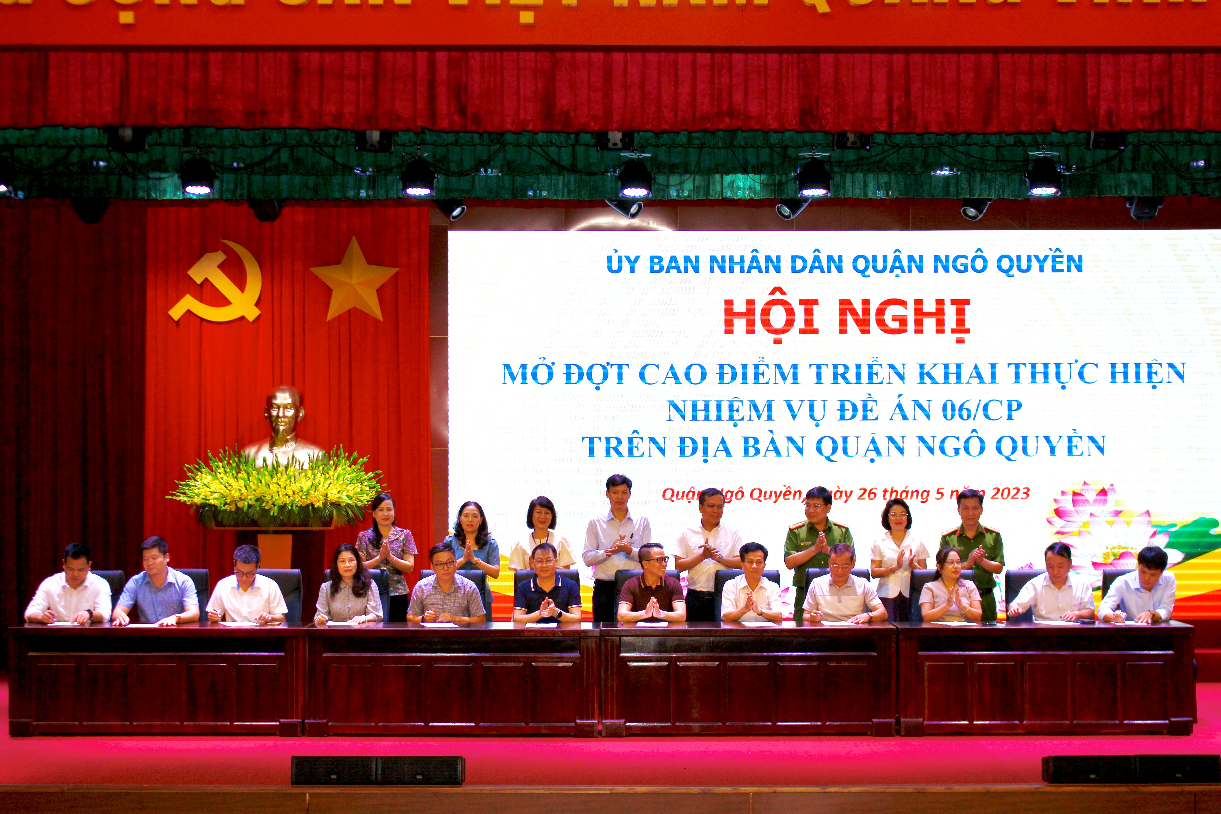 Công an quận Ngô Quyền: Phấn đấu đến ngày 30/6/2023, 100% công dân trên địa bàn được cấp CCCD gắn chíp điện tử và tài khoản định danh điện tử